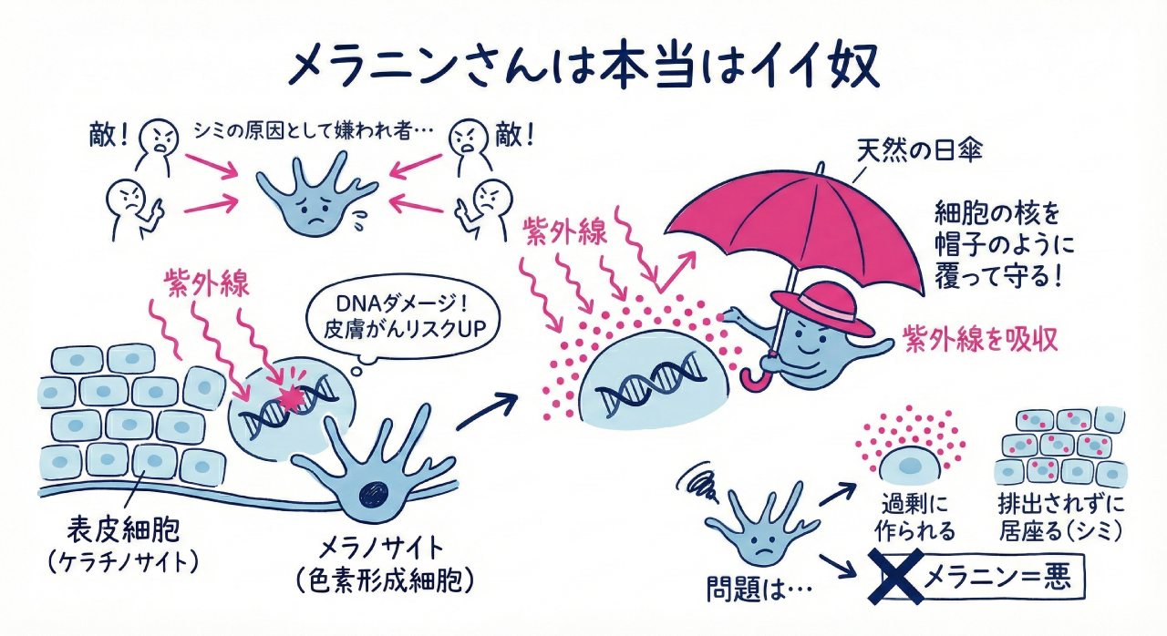 メラニンさんは本当はイイ奴